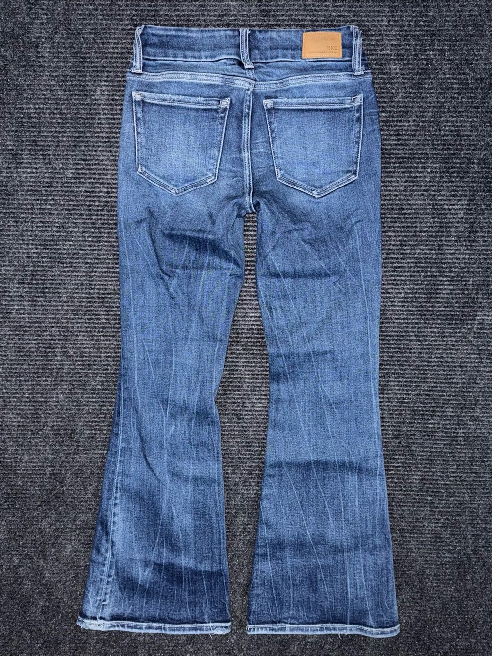 Buckle BKE Stella Slim Low Rise Flare Stretch Jeans 25x30 ABK2005S Boho Western - Picture 2 of 9